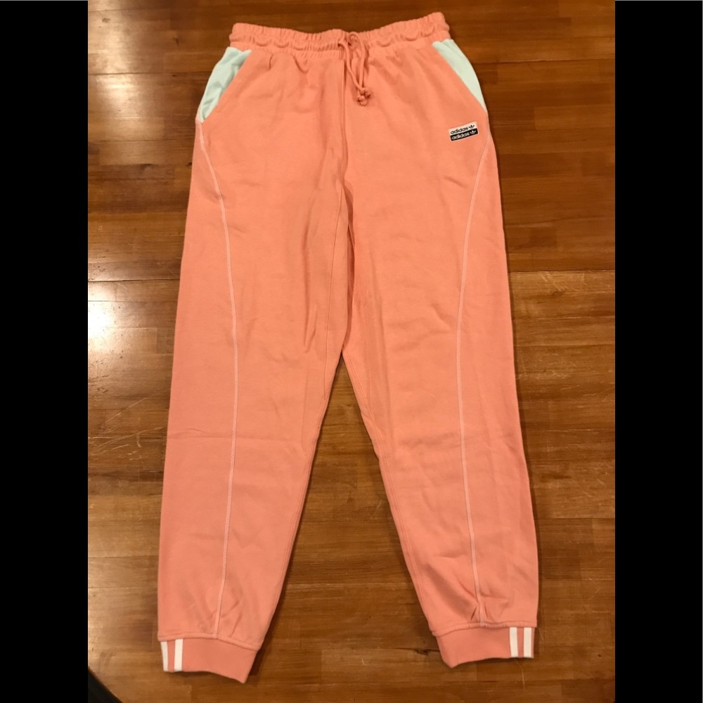 ADIDAS RYV Trace Pink Cropped Sweatsuit - Picture 10 of 12